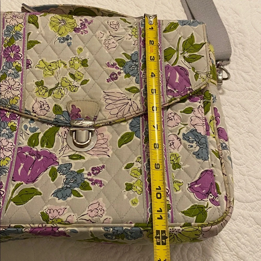 Retired Vera Bradley Watercolor messenger laptop crossbody bag